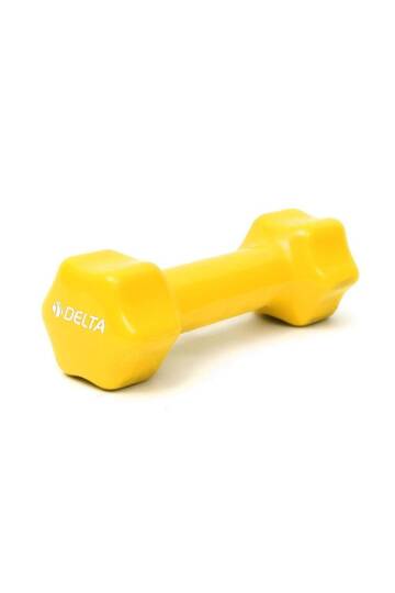 0,5 Kg X 1 Adet Deluxe Pvc Kaplama Sarı Demir Dambıl