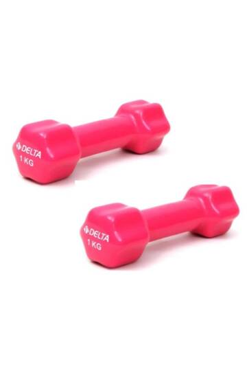 1 kg Pvc Dambıl Ağırlık + 2 ADET PEMBE