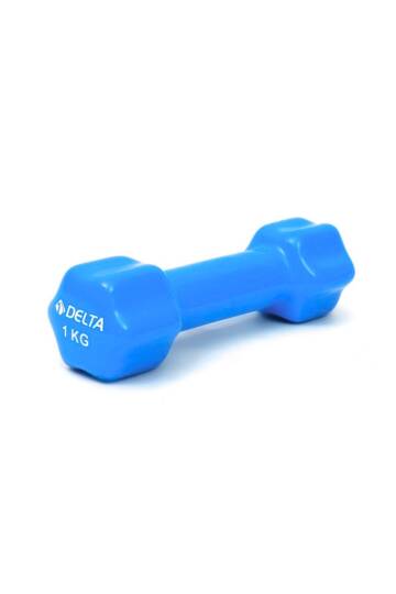 1 Kg X 1 Adet Deluxe Pvc Kaplama Turkuaz Demir Dambıl