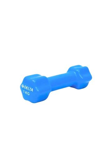1 Kg X 1 Adet Deluxe Pvc Kaplama Turkuaz Demir Dambıl