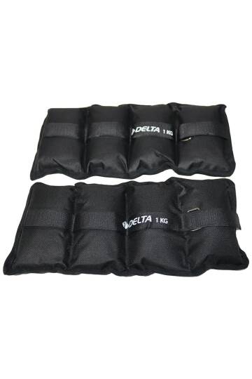 1 Kg x 2 Adet Toplam 2 Kg El Ayak Bilek Kas Güçlendirici Ağırlık Seti Kum Ağırlık Torbası - 3