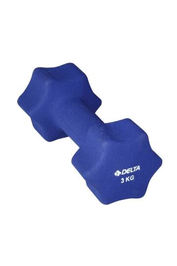 3 Kg x 1 Adet Deluxe Neopren Kaplı Lacivert Demir Dambıl