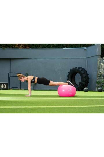Slazenger 65Cm Antı-Burst Gymball Fuşya(Pompa Dahil) - 2