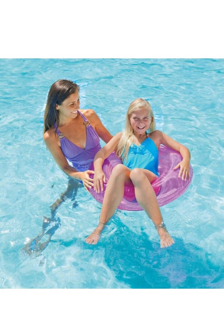 76 Cm Jumbo Deniz Havuz Simidi 8 Yaş üstü için Transparent Swim Tube - 59260 - 2