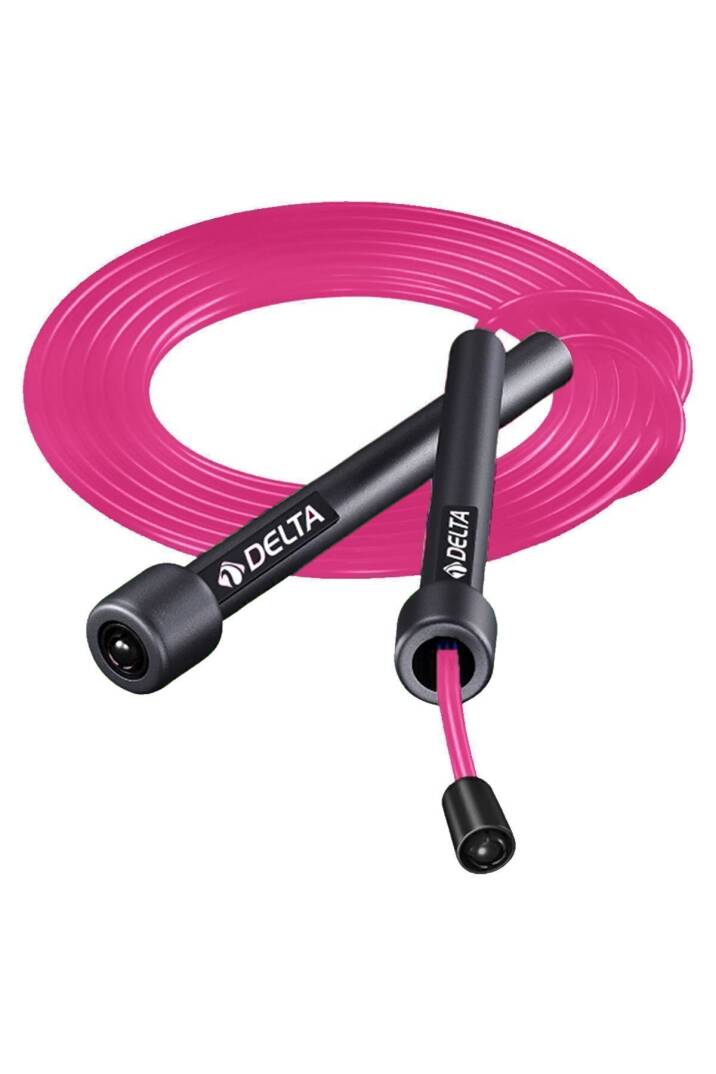 Açık Pembe Uzunluğu Ayarlanabilir Deluxe Atlama İpi - 1