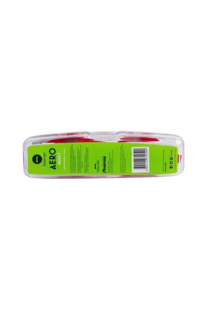 Slazenger Yetişkin Yüzücü Gözlüğü Aero GS26 SmokeRedRed - 4