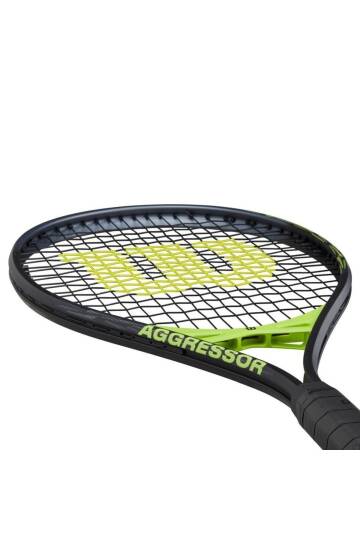 Wilson Tenis Raketi Aggressor Black/Green Grip 3 WR147610U3 - 4