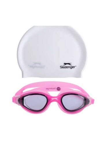 Yetişkin Yüzücü Gözlüğü Aero GS26 SmokePinkPink+BONE - 1