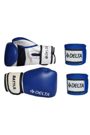 Battle Dura-Strong Boks Eldiveni + Boks El Bandajı Seti