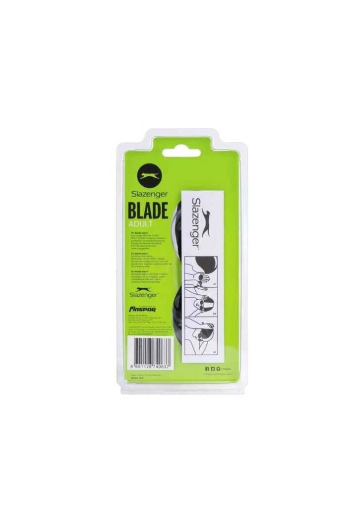 Slazenger Yetişkin Yüzücü Gözlüğü Blade 2321 SmokeBlackBlack - 5