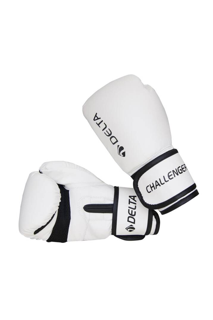 Challenger Dura-Strong Beyaz-Siyah Boks Eldiveni - 1