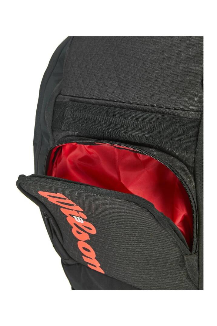 Wilson Tenis Sırt Çantası Clash V3 Backpack Black/Infrared / WR8037901001 - 8
