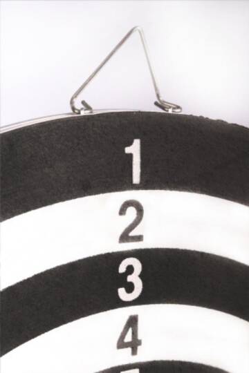 Dart Seti 38 cm (15 İnç) + 6 Dart Oku (6 Gr) Hedef Tahtası - 6