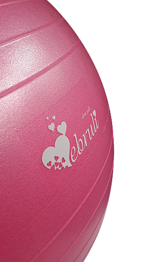 Ebru Fuşya Pilates Topu 65 cm - 2