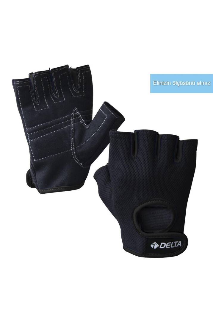 Force-Siyah Ağırlık Body Dambıl Halter Fitness Eldiveni - 1
