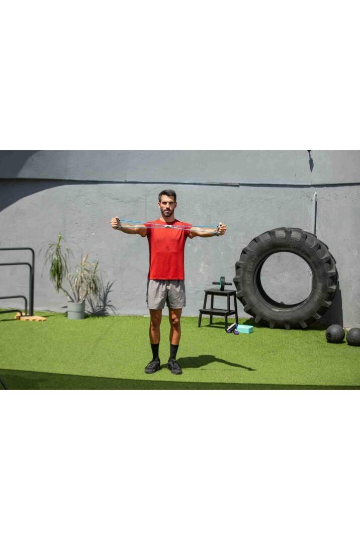Slazenger Göğüs Egzersiz Tübülü - Mavi - 4