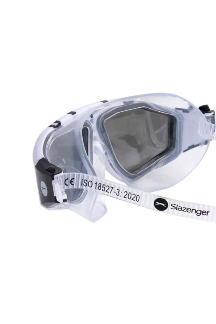 Slazenger Junior Yüzücü Gözlüğü MIRROR GL7 SmokeWhiteWhitBlk - 3