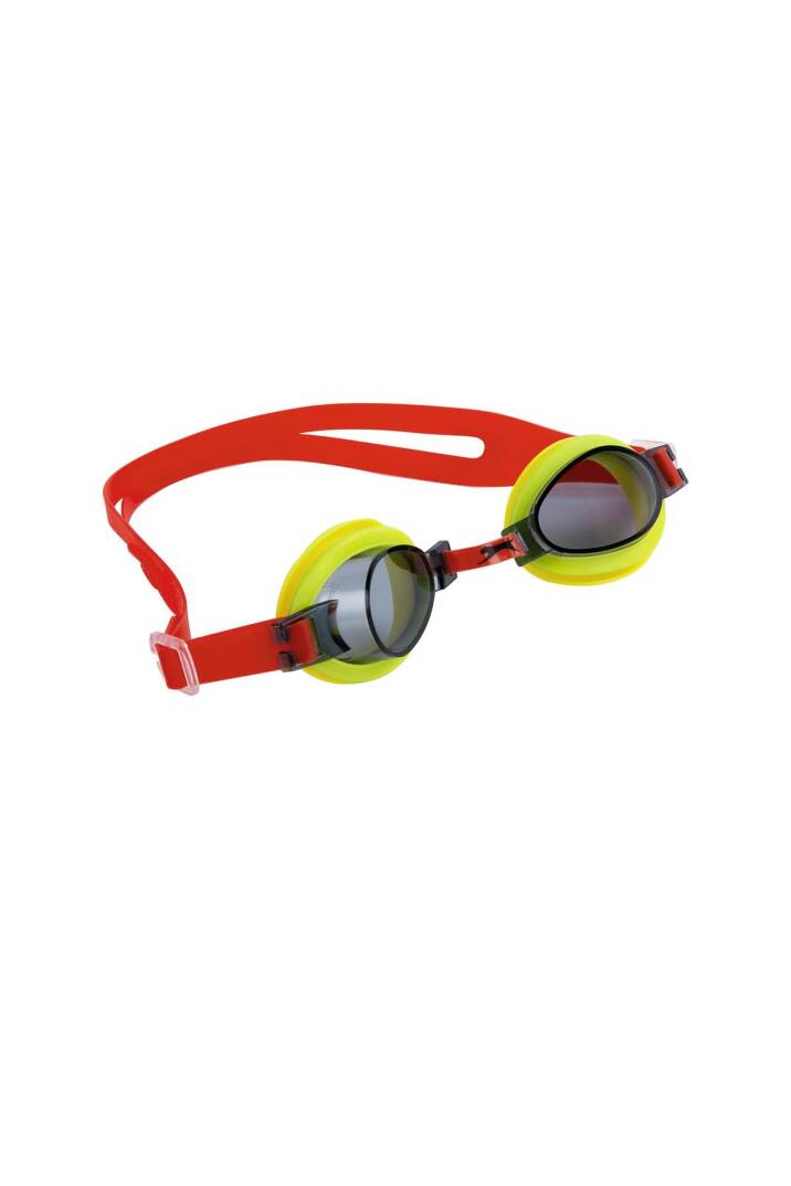 Slazenger Junior Yüzücü Gözlüğü Wave 2546 Smoke Yellow Red - 2