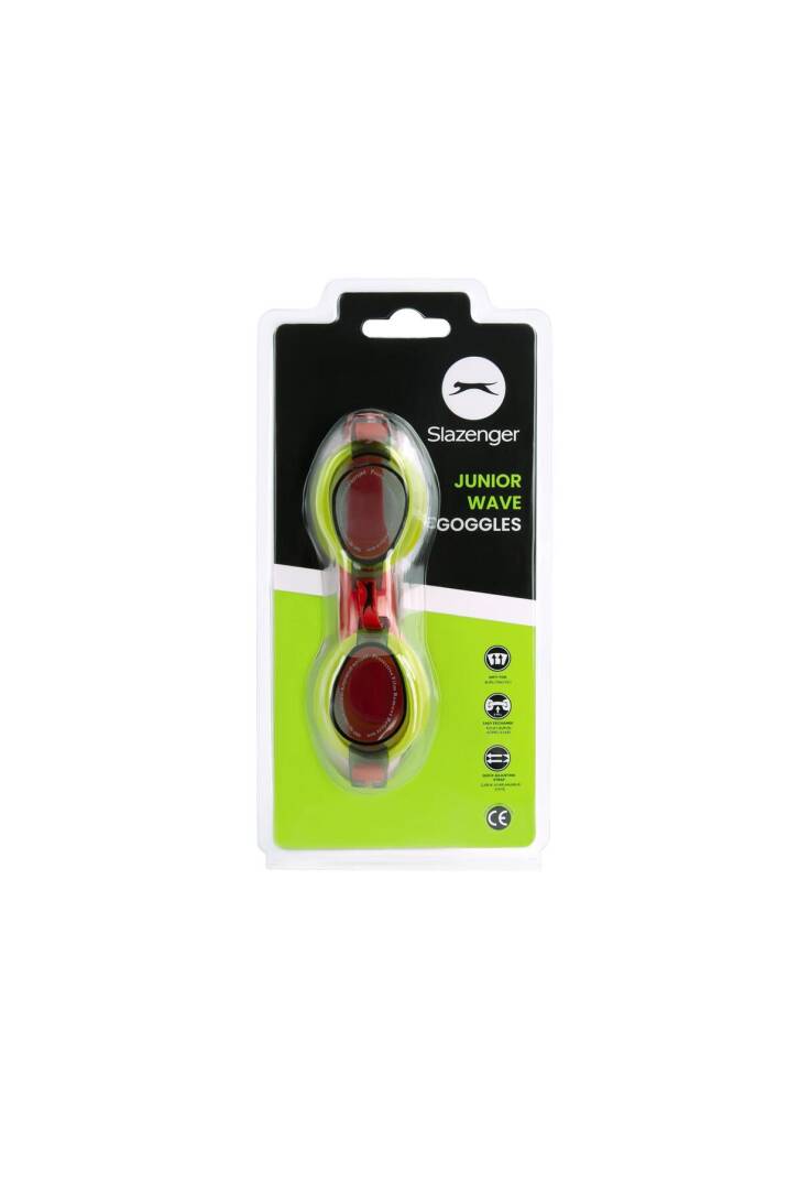 Slazenger Junior Yüzücü Gözlüğü Wave 2546 Smoke Yellow Red - 6