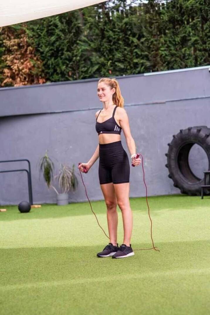 Slazenger Petek Elcikli Ayarlanabilir Atlama İpi (2,75 M) - 5