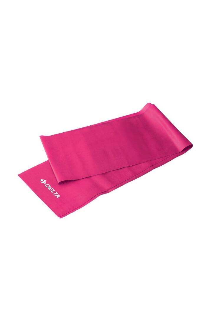 Pilates Bandı Hafif Sert 120 x 15cm Egzersiz Direnç Lastiği (Uç Kısmı Açık) - 1