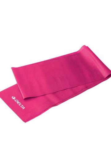 Pilates Bandı Orta Sert 120 x 15 cm Egzersiz Direnç Lastiği (Uç Kısmı Açık)