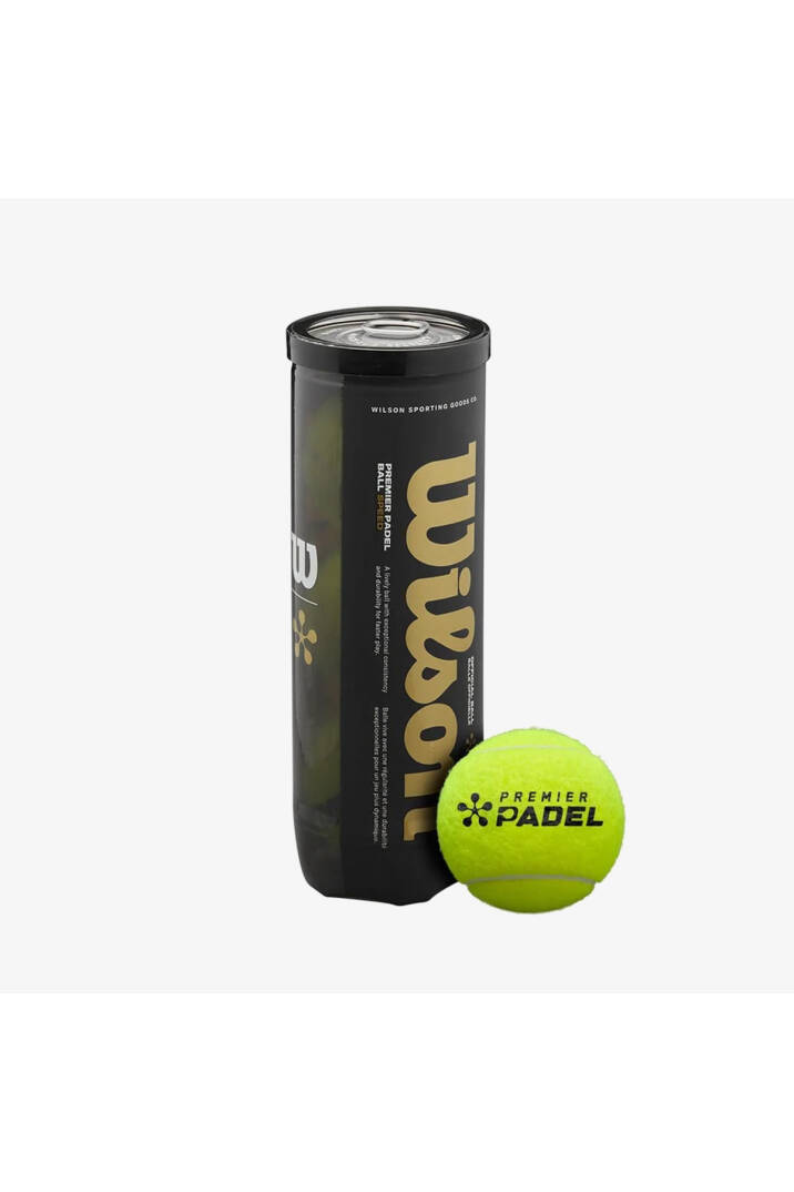 Wilson Premier Padel Topu Speed 3'lü Kutu Yellow WR8908501001 - 1