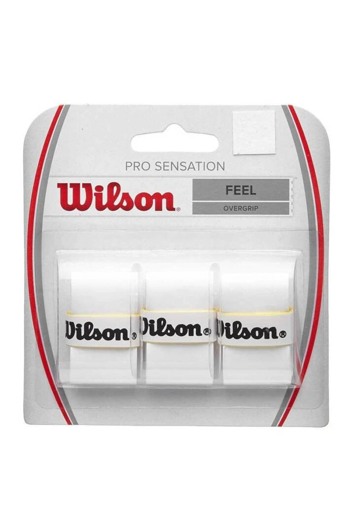 WIilson Overgrip Pro Sensation 3'lü Beyaz Grip (WRZ4010WH) - 1