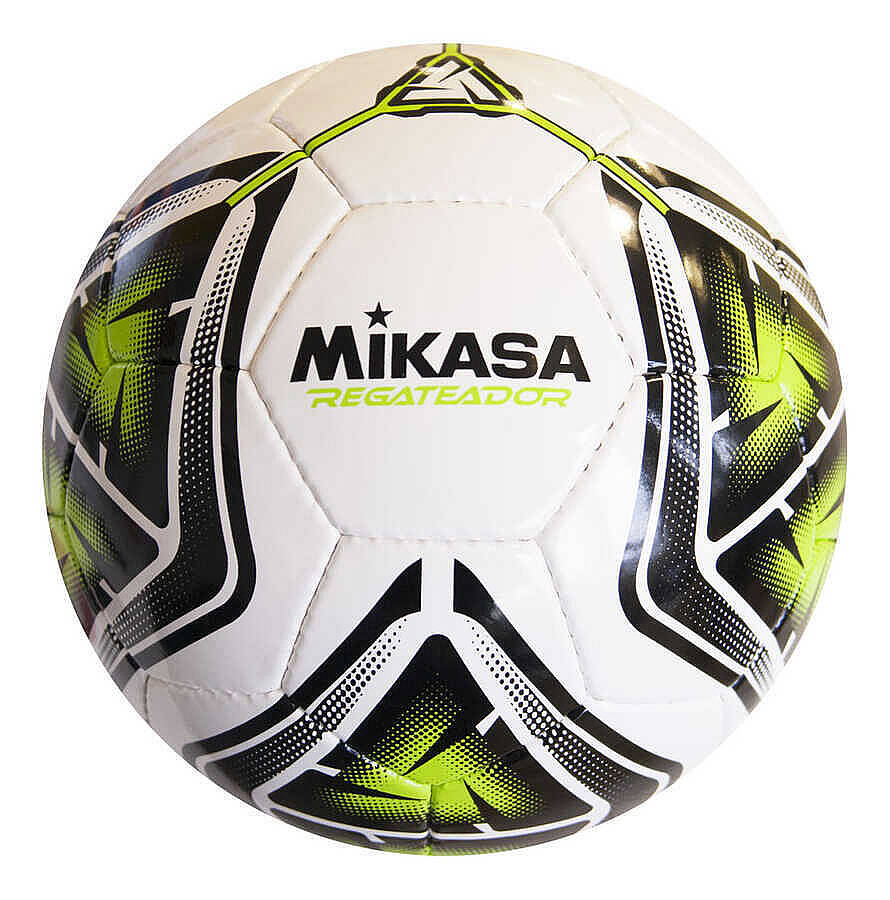 Mikasa El Dikişli Halı Saha Futbol Topu Regateador5 - Beyaz & Yeşil - 1