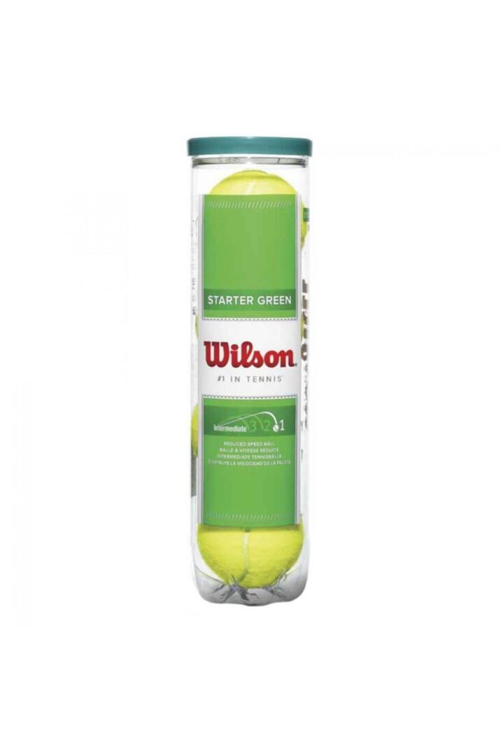 Wilson Tenis Topu Starter Green 4lü Çocuk (WRT137400) - 1