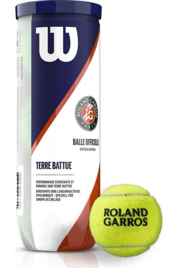 Wilson Tenis Topu Roland Garros Clay Ct 3 Ball Wrt125000
