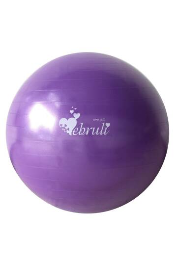 Şallı Pilates Matı (8 Mm) - Mor+ Ebru Pilates Topu 20 Cm (Mor)+Ebru 65cm Mor Pilates Topu - 4