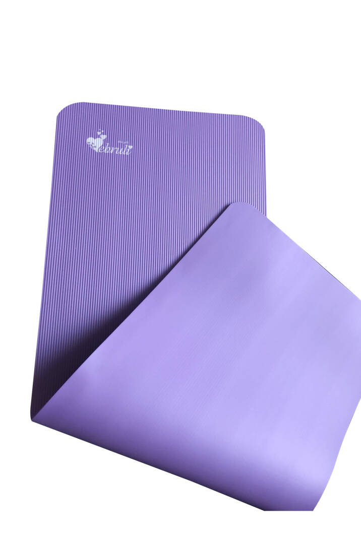 Şallı Pilates Matı (8 Mm) - Mor - 1