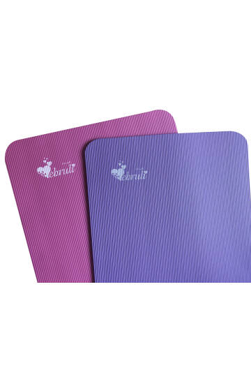 Şallı Pilates Matı (8 Mm) - Mor - 2