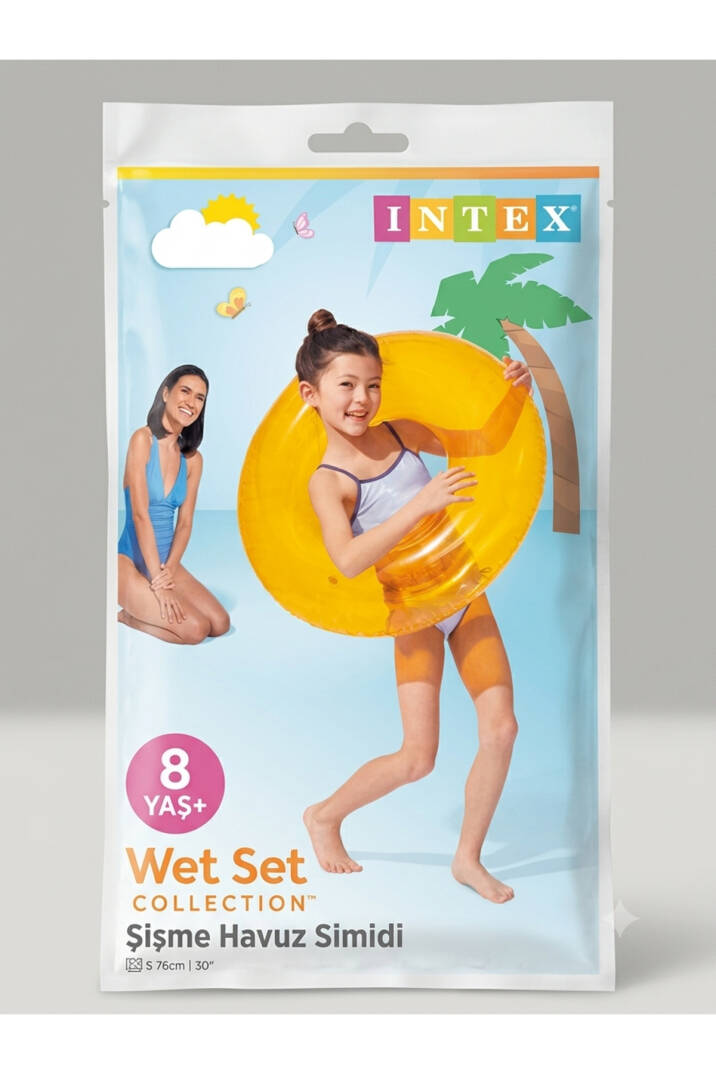 Şeffaf Baskılı Simit 76 Cm - 59260 - 1