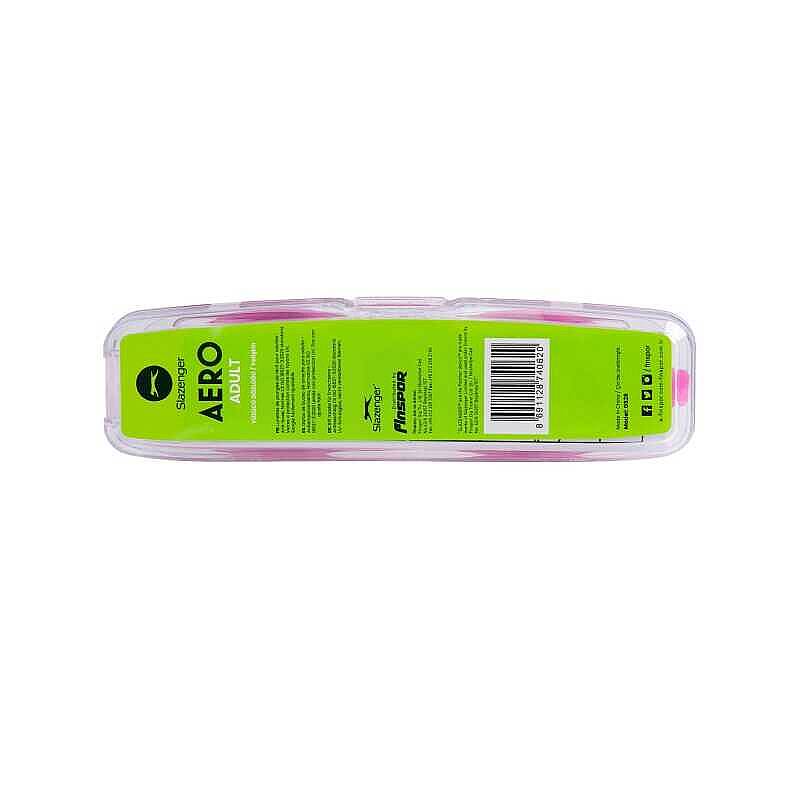 Slazenger Yetişkin Yüzücü Gözlüğü Aero GS26 SmokePinkPink - 5