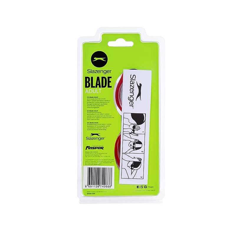 Slazenger Yetişkin Yüzücü Gözlüğü Blade 2321 Smoke Red Red - 5