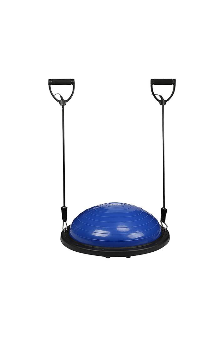 Uluslararası Standart Ebatlarda 58 Cm Çap Bosu Ball Bosu Topu Pilates Denge Aleti (Pompa Dahil) - 1
