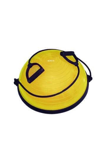 Uluslararası Standart Ebatlarda 62 Cm Çap Bosu Ball Bosu Topu Pilates Denge Aleti (Pompalı)