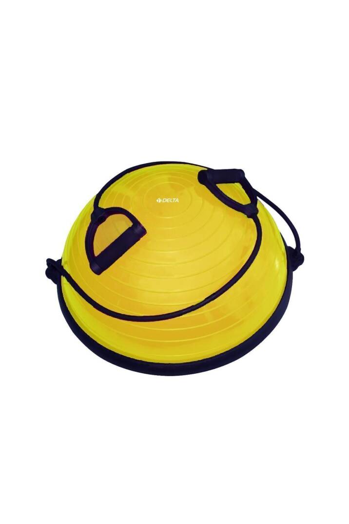 Uluslararası Standart Ebatlarda 62 Cm Çap Bosu Ball Bosu Topu Pilates Denge Aleti (Pompalı) - 1
