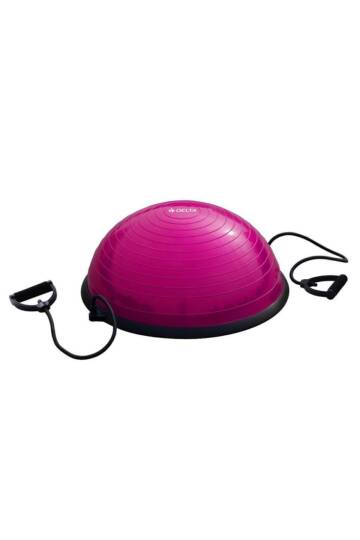 Uluslararası Standart Ebatlarda 62 Cm Çap Bosu Ball Bosu Topu Pilates Denge Aleti (Pompalı) - 2