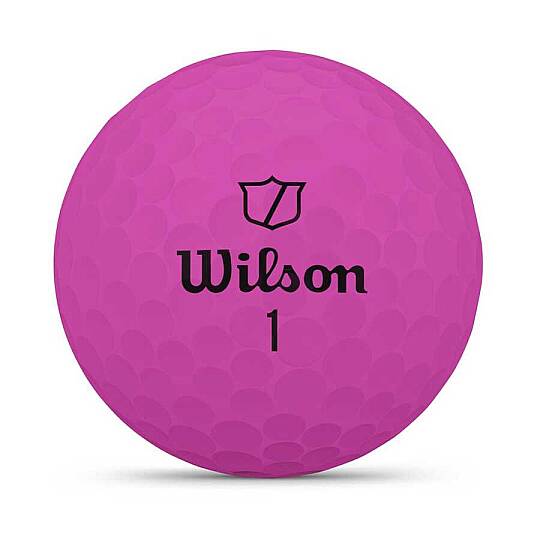 Wilson Dua Soft Golf Topu - Duo Soft Golf Ball Pink 12-BALL WG2009108