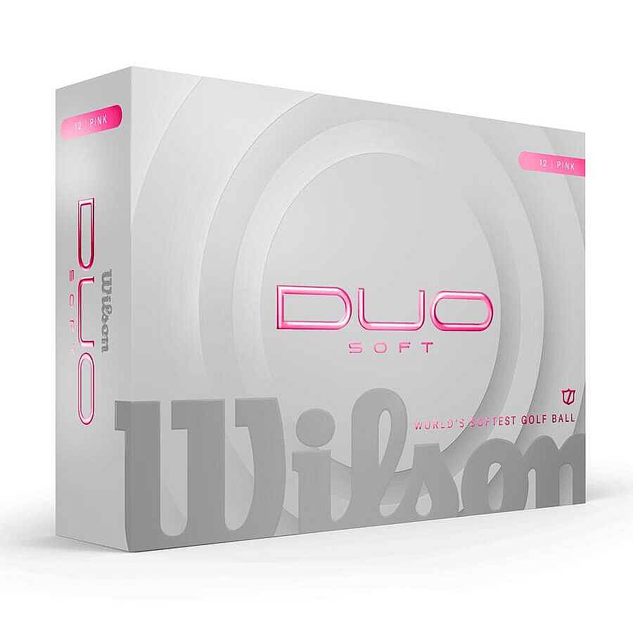 Wilson Dua Soft Golf Topu - Duo Soft Golf Ball Pink 12-BALL WG2009108 - 3