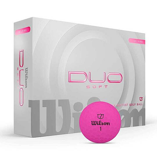 Wilson Dua Soft Golf Topu - Duo Soft Golf Ball Pink 12-BALL WG2009108 - 4
