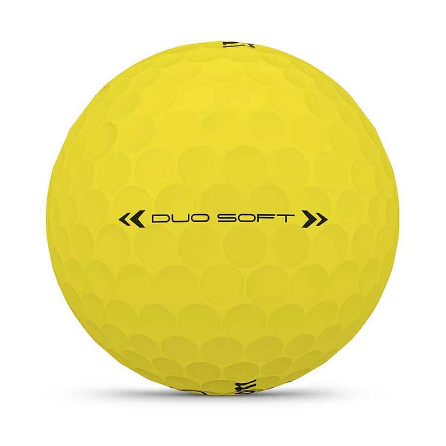 Wilson Dua Soft Golf Topu - Duo Soft Golf Ball Yellow 12-BALL WG2009104 - 4