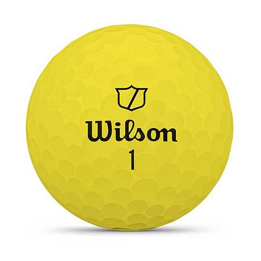Wilson Dua Soft Golf Topu - Duo Soft Golf Ball Yellow 12-BALL WG2009104