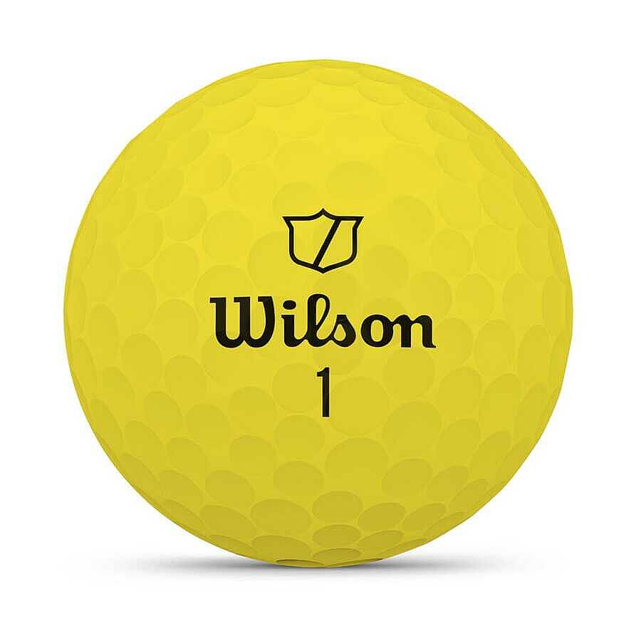 Wilson Dua Soft Golf Topu - Duo Soft Golf Ball Yellow 12-BALL WG2009104 - 1