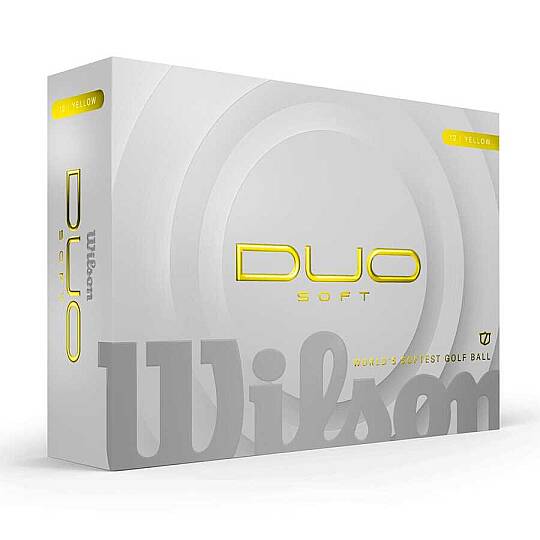 Wilson Dua Soft Golf Topu - Duo Soft Golf Ball Yellow 12-BALL WG2009104 - 2