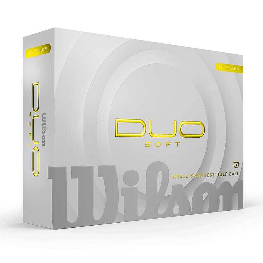 Wilson Dua Soft Golf Topu - Duo Soft Golf Ball Yellow 12-BALL WG2009104 - 2