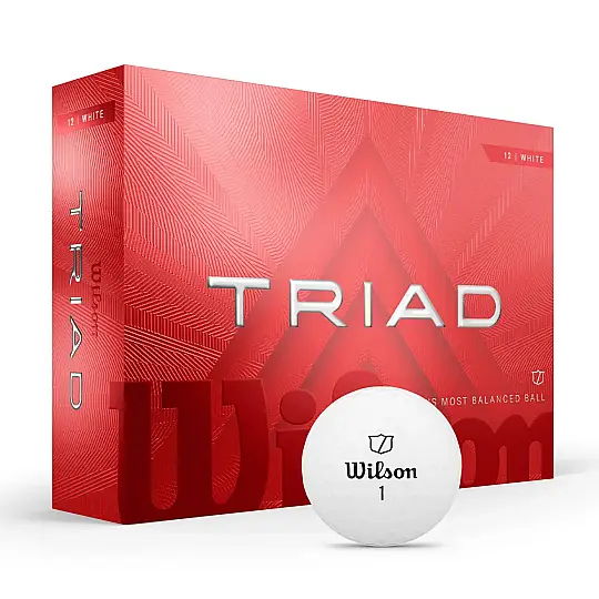Wilson Triad Golf Topu - Triad Golf Ball White 2-BALL WG2009001 - 5